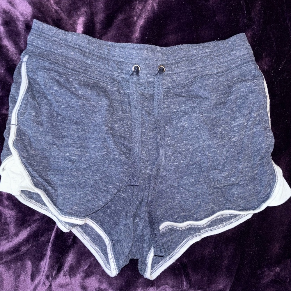 Athletic Blue and White Women's Athletic Shorts